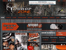 Tablet Screenshot of dropzonehunting.com
